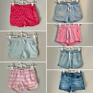 7-piece set of 5T girls shorts